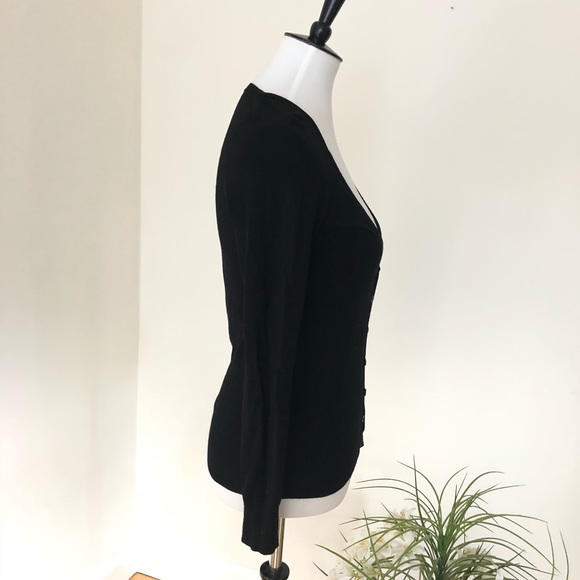 Bershka Knitwear Black Cardigan. 28 Medium - Picture 4 of 6